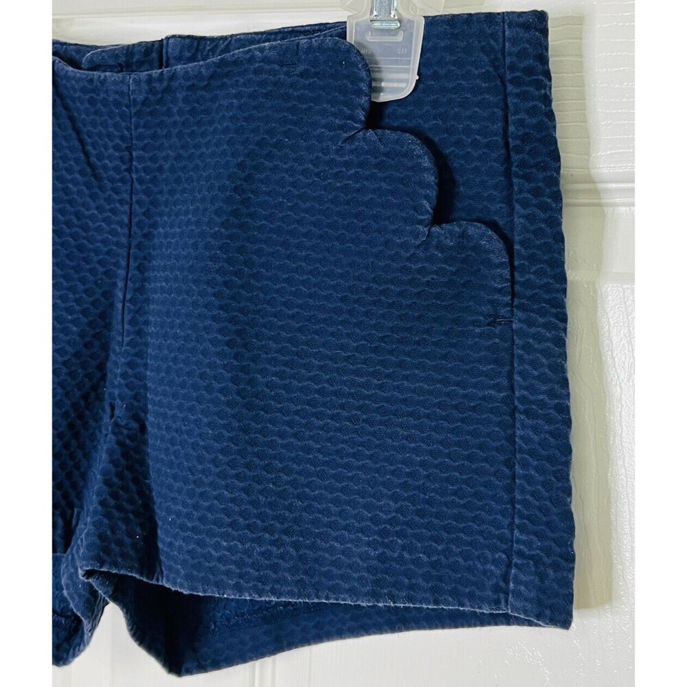 LILLY PULITZER SCALLOPED POCKET SHORTS NAVY BLUE SIZE 0 - Picture 4 of 9
